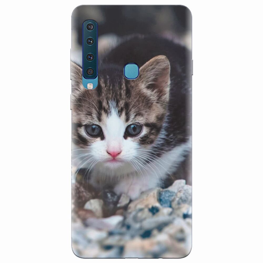 Husa silicon pentru Samsung Galaxy A9 2018, Animal Cat