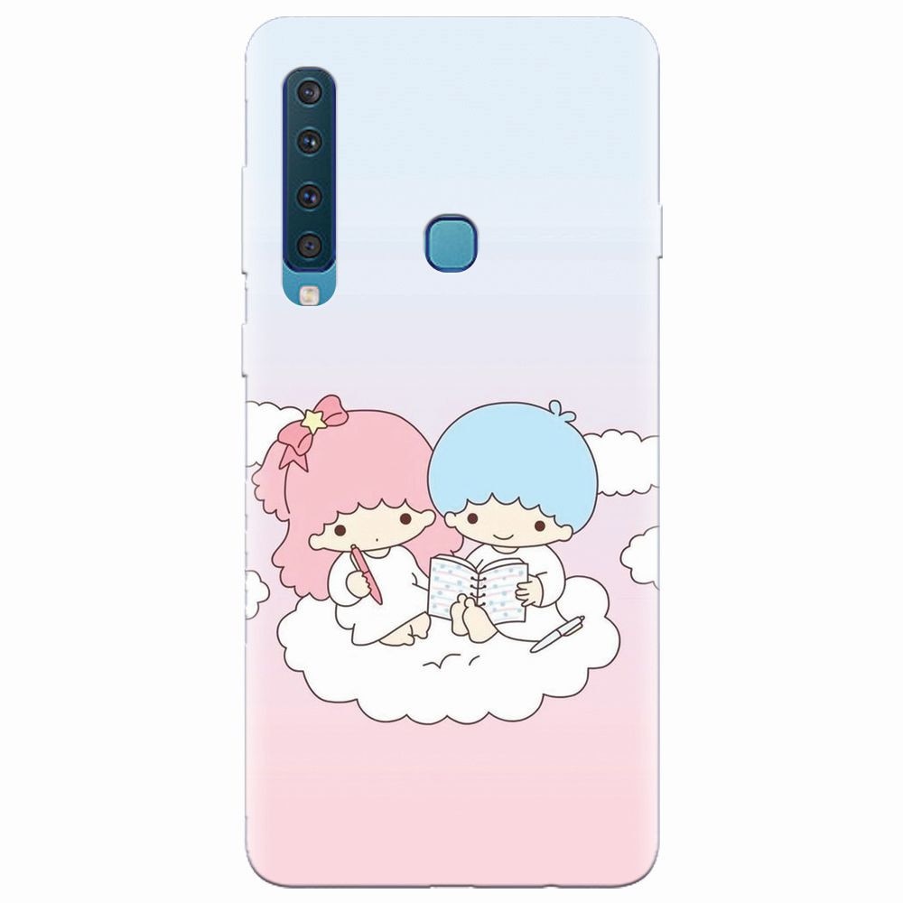 Husa silicon pentru Samsung Galaxy A9 2018, Little Twins On Cloud