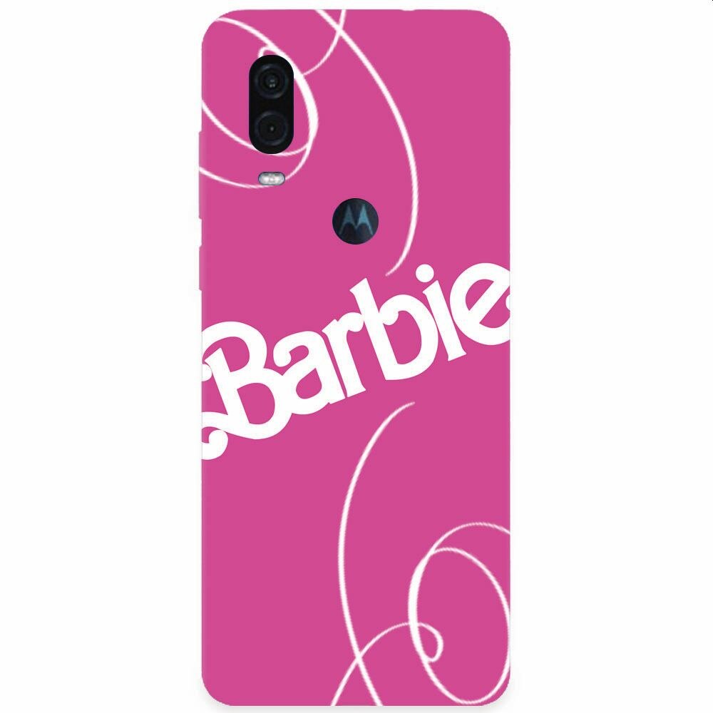 Husa silicon pentru Motorola One Vision, Barbie