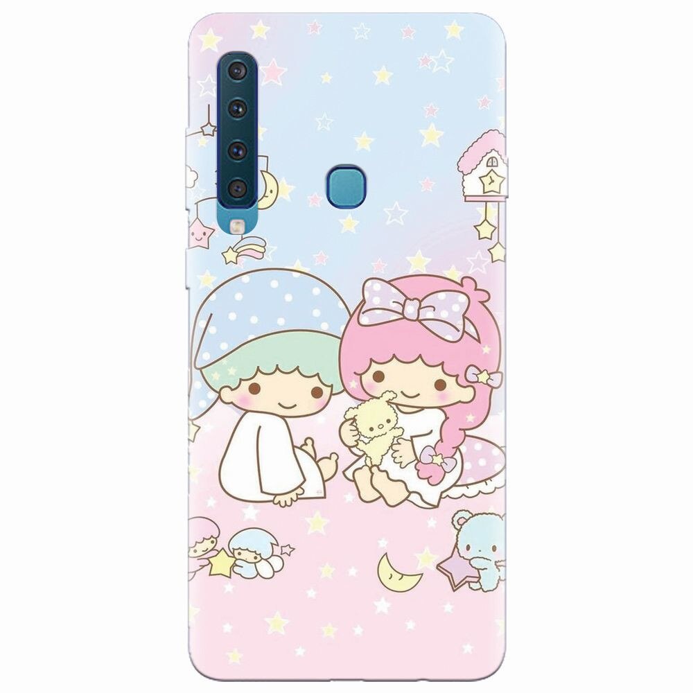 Husa silicon pentru Samsung Galaxy A9 2018, Little Twins