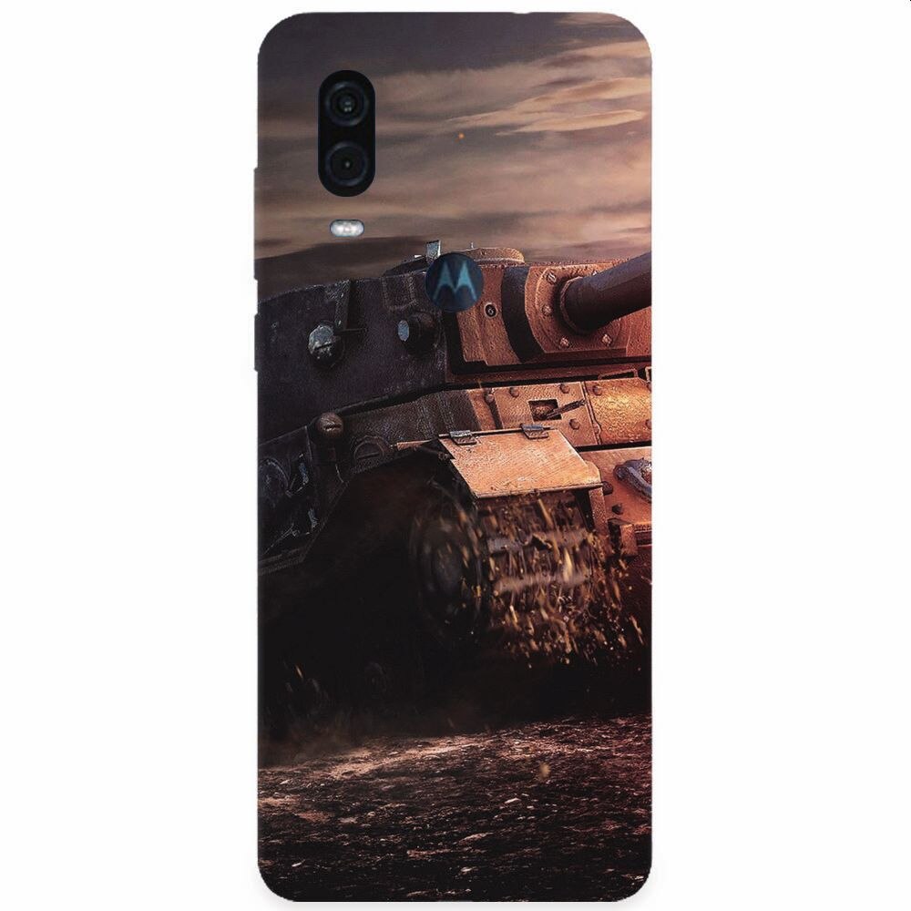 Husa silicon pentru Motorola One Vision, ARL Tank Of Military