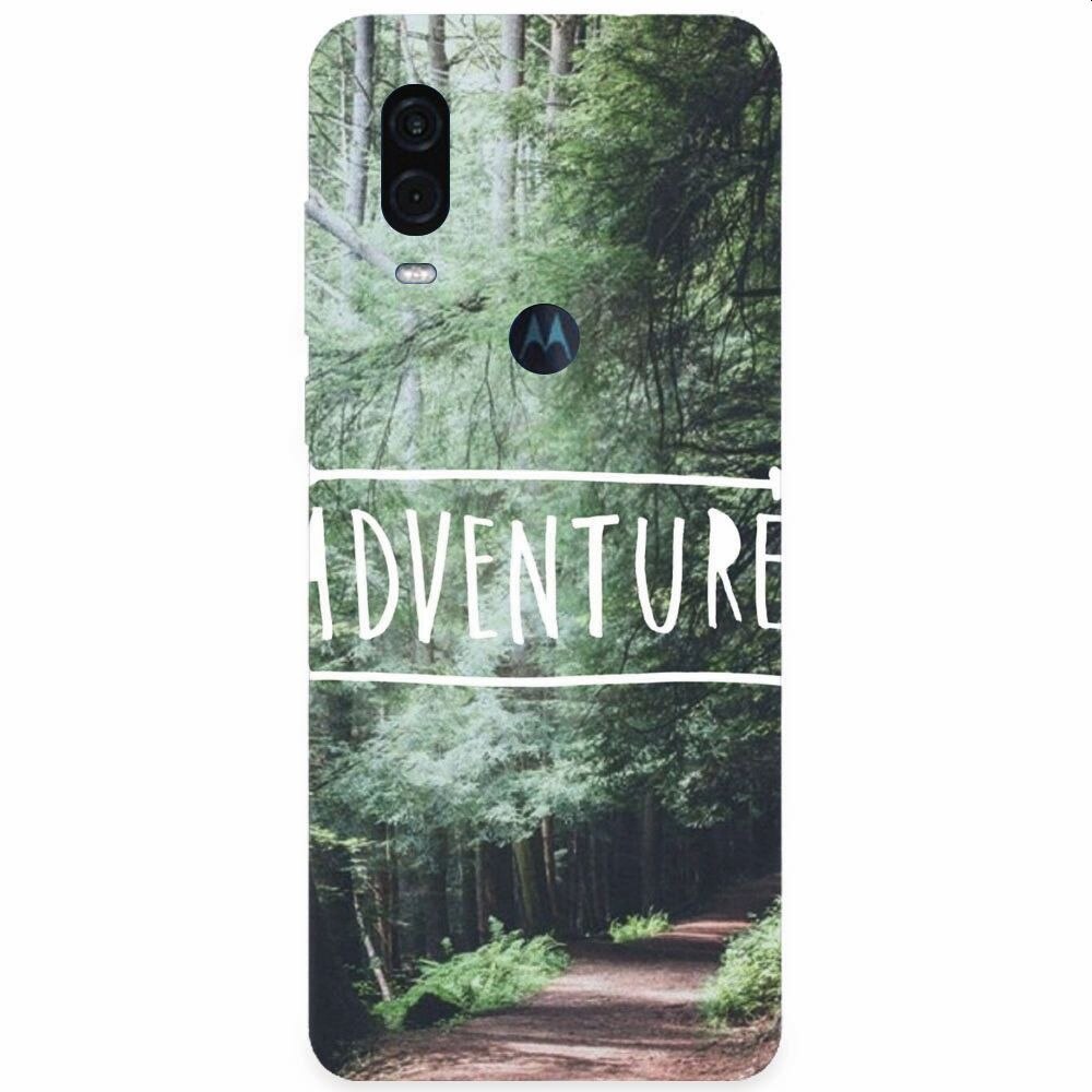 Husa silicon pentru Motorola One Vision, Adventure Forest Path