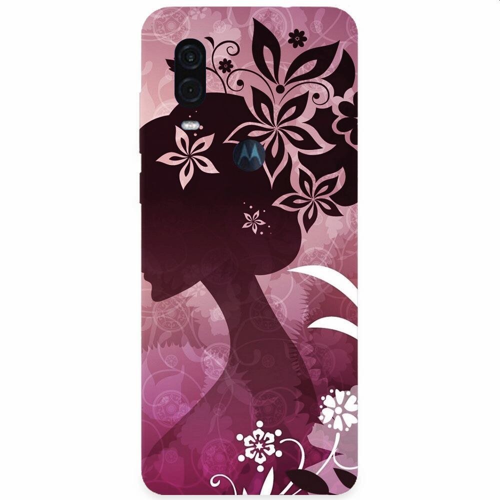Husa silicon pentru Motorola One Vision, Best Cute Girly
