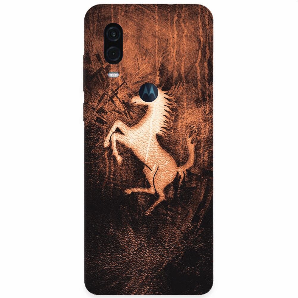 Husa silicon pentru Motorola One Vision, Amazing Horse