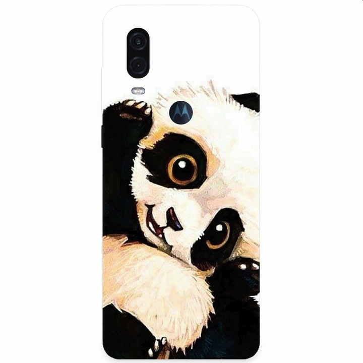 Силиконов калъф за Motorola One Vision, Baby Panda 002