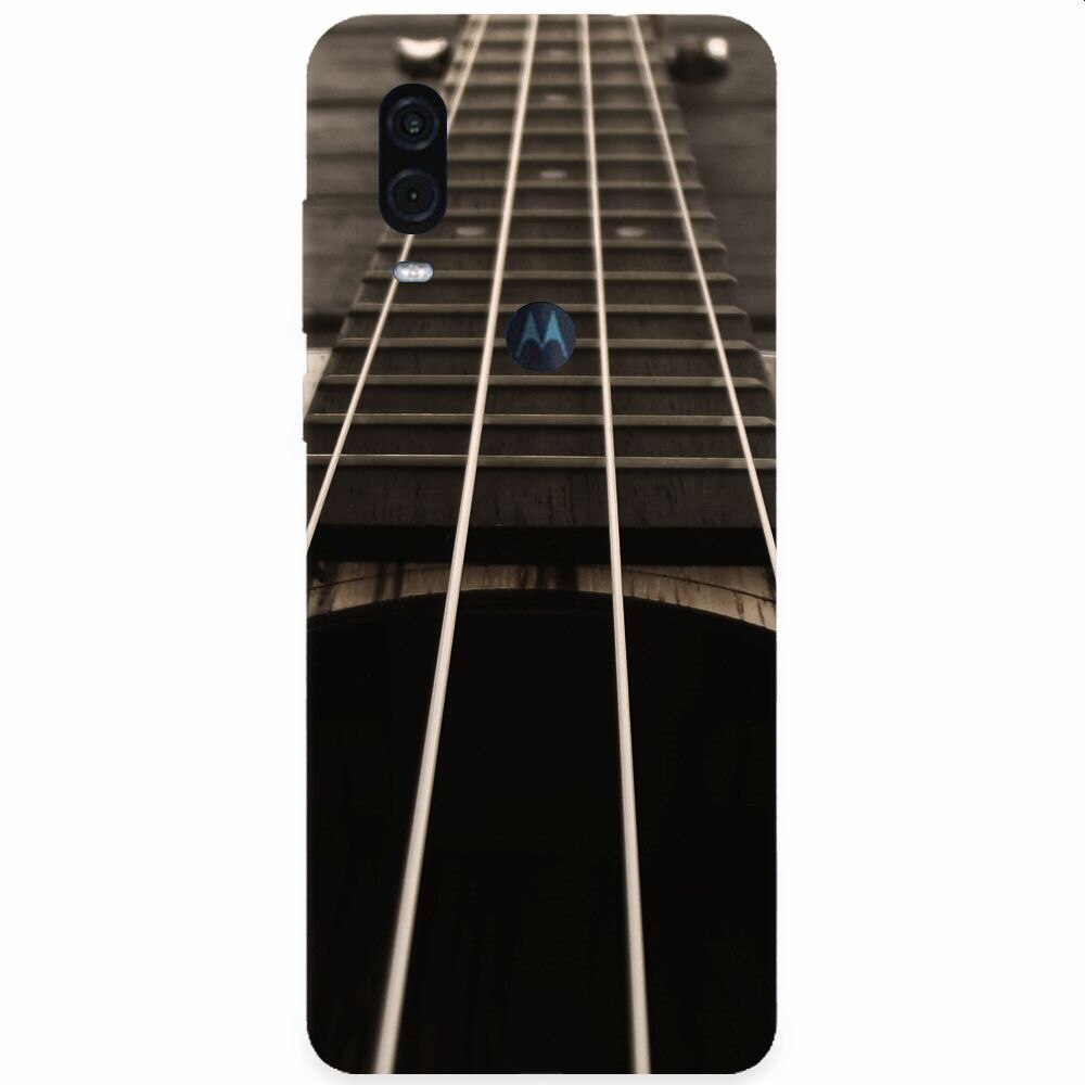Husa silicon pentru Motorola One Vision, Bass Guitar