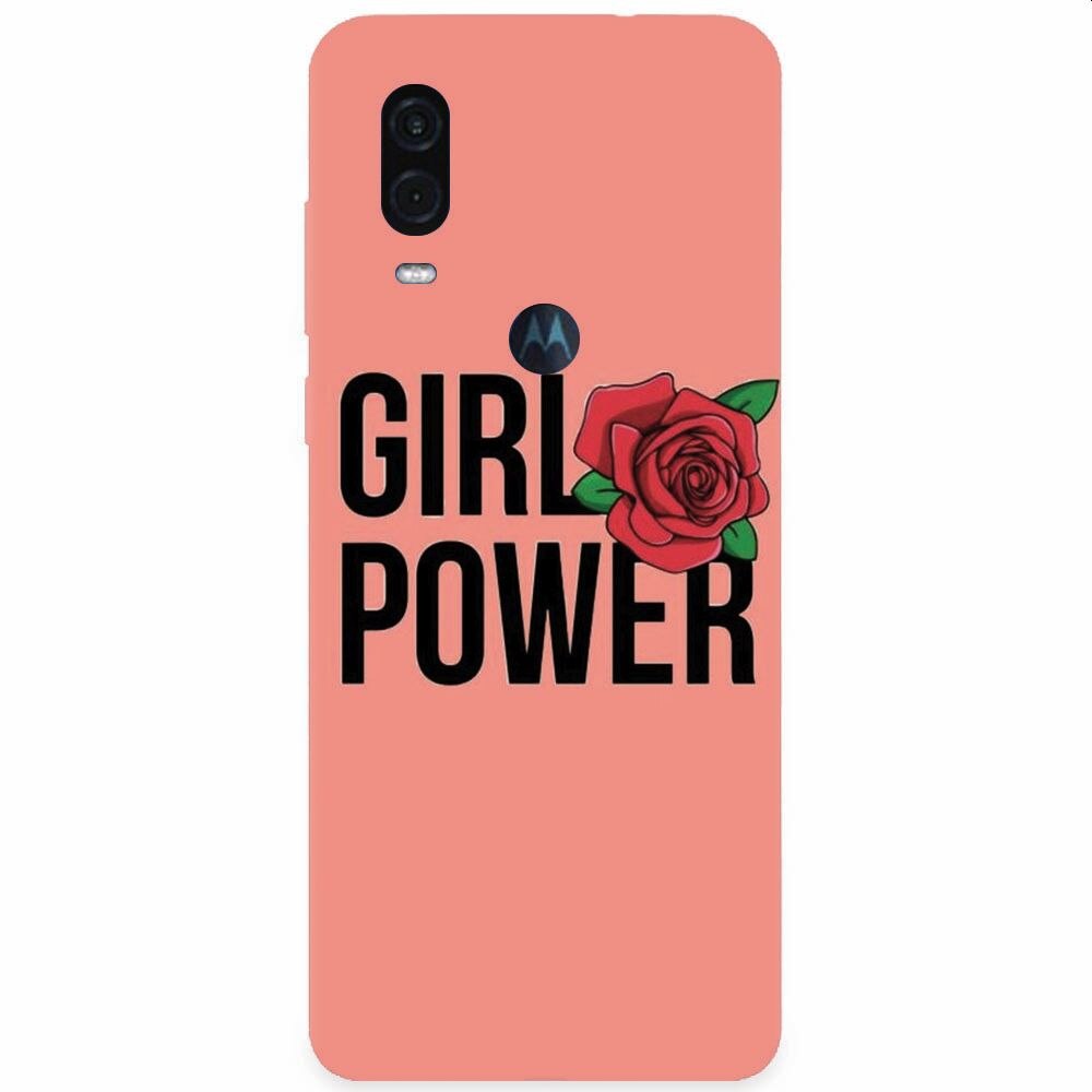 Husa silicon pentru Motorola One Vision, Girl Power 2