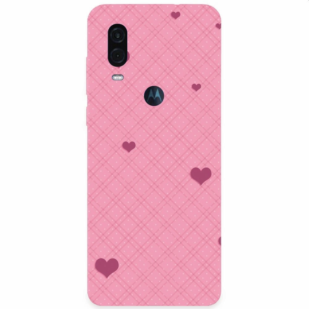 Husa silicon pentru Motorola One Vision, Girlish 001