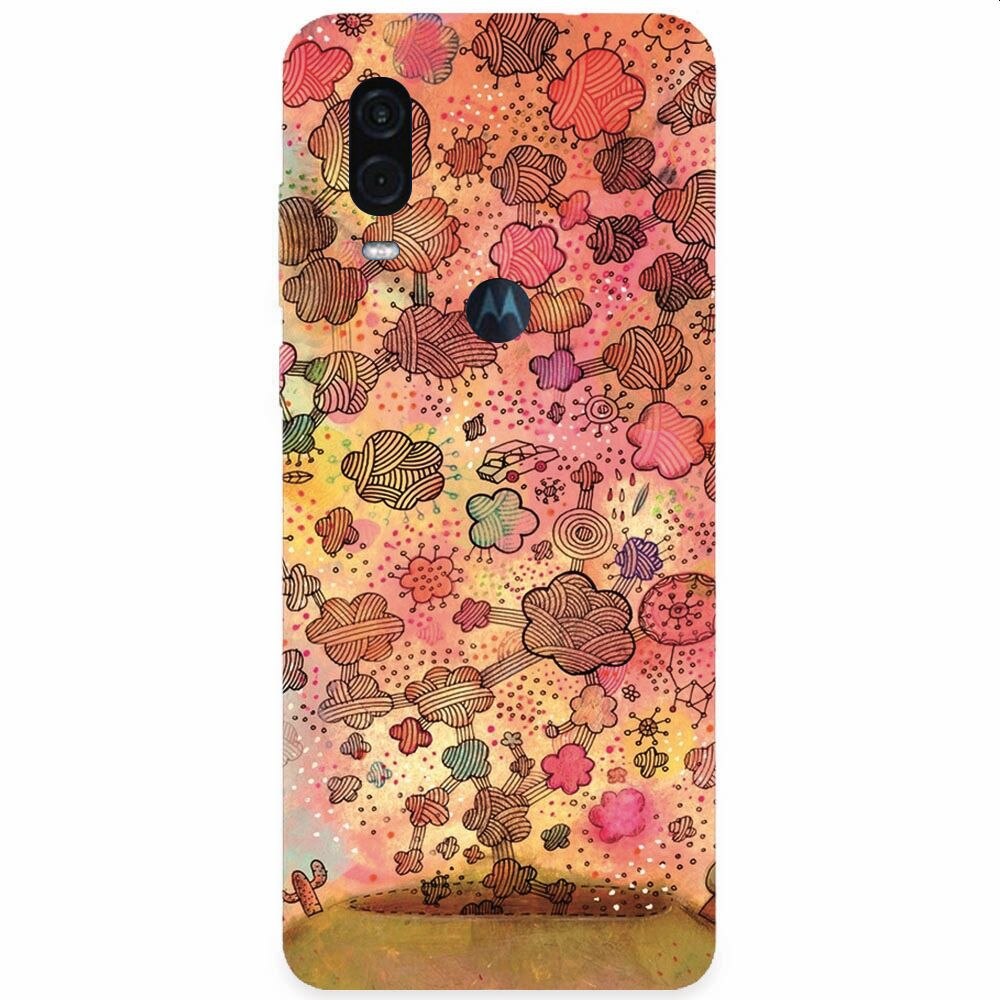 Husa silicon pentru Motorola One Vision, Girly X