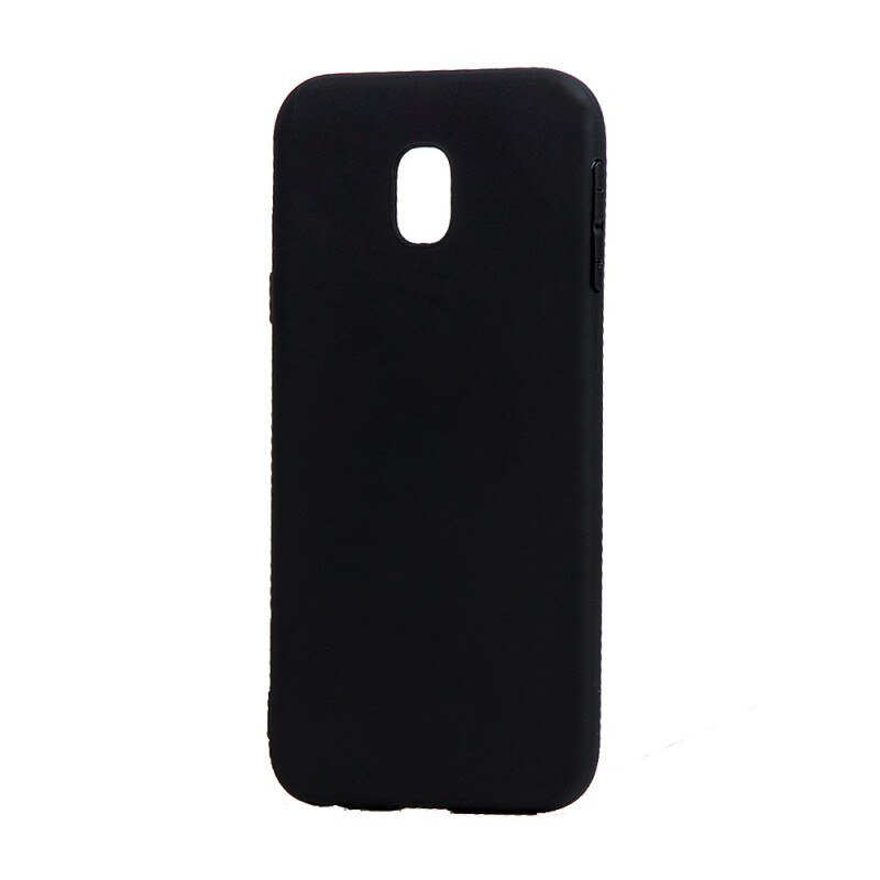 SET Husa protectie din silicon negru (Gel TPU)+ Folie sticla securizata Samsung Galaxy J3 2017