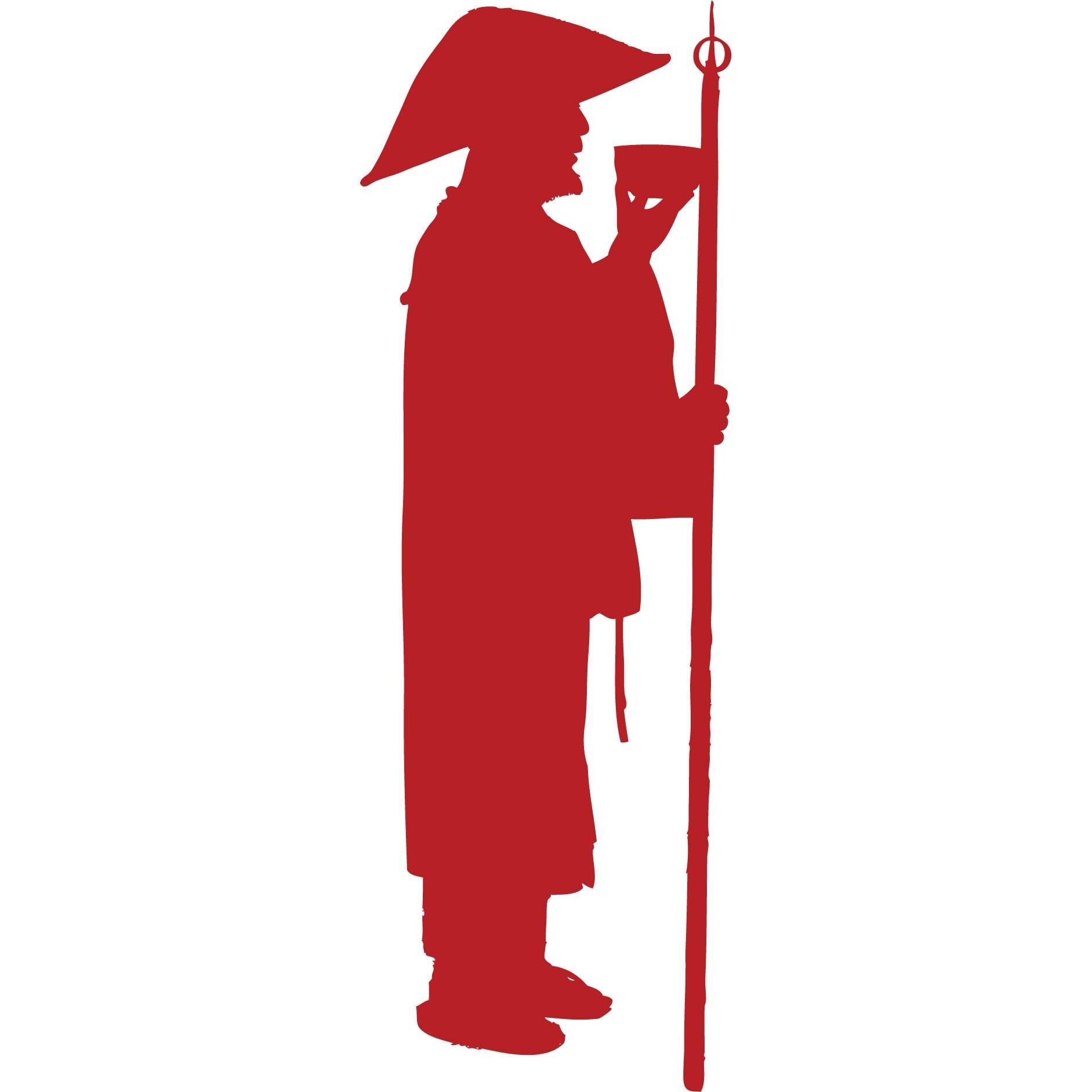 Pazitorul Asiei - Sticker Decorativ - Rosu Cardinal - 68 x 200 cm