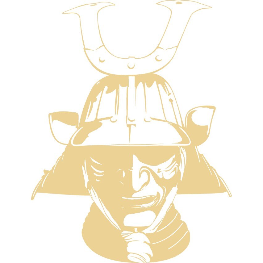 Soldatul japonez - Sticker Decorativ - Bej - 83 x 108 cm