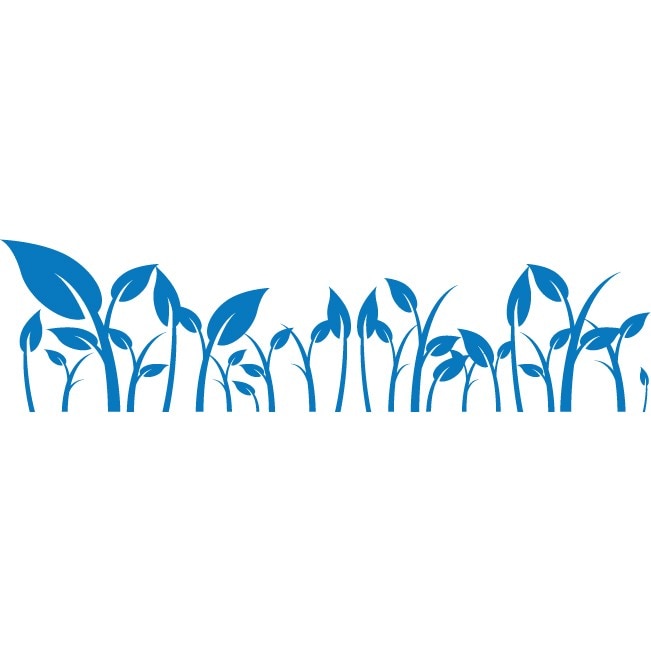 Mai avem nevoie si de iarba! - Sticker Decorativ - Albastru - 150 x 40 cm