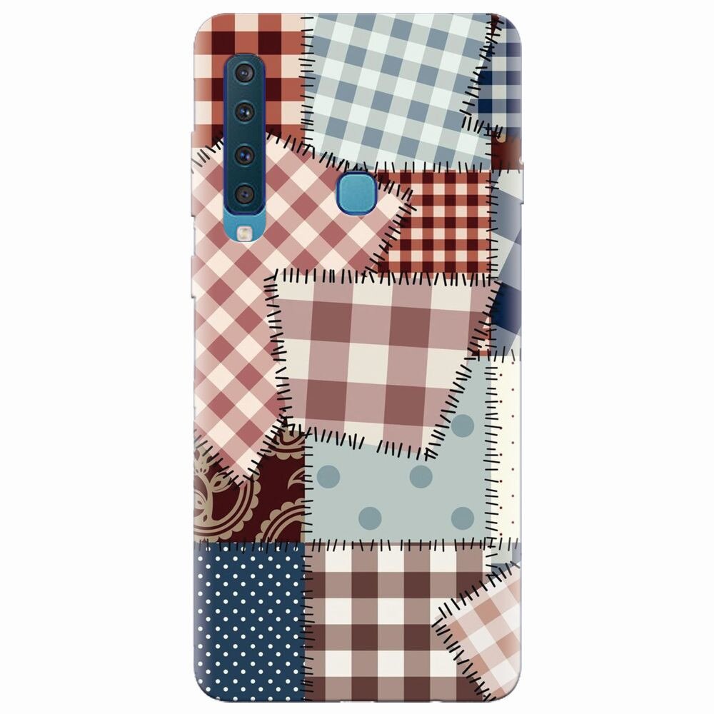 Husa silicon pentru Samsung Galaxy A9 2018, Patchwork Vector