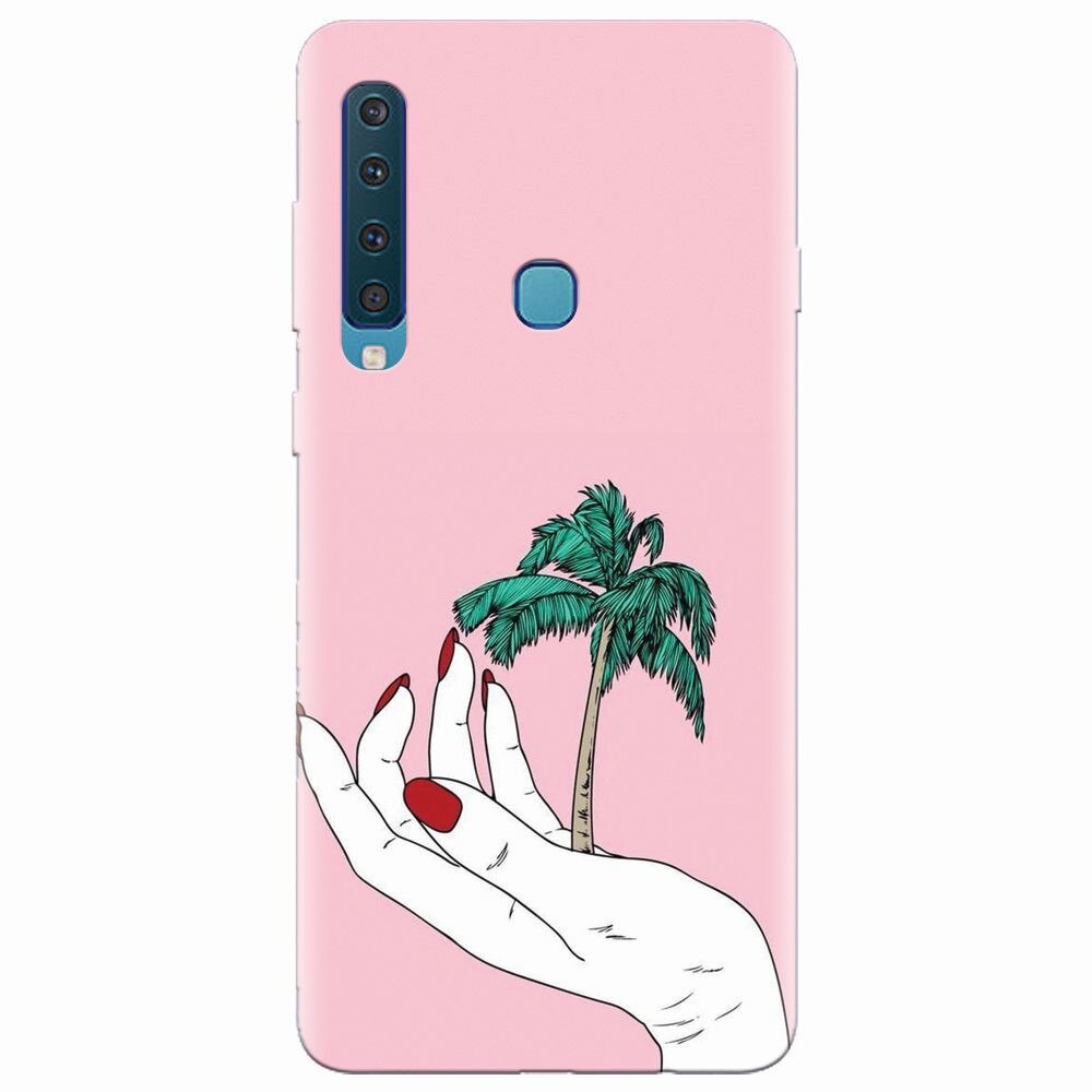 Husa silicon pentru Samsung Galaxy A9 2018, Palm Tree