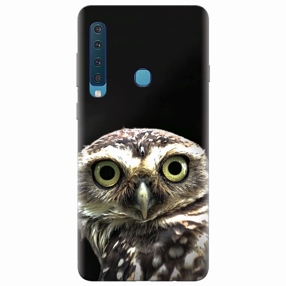 Husa silicon pentru Samsung Galaxy A9 2018, Owl In The Dark