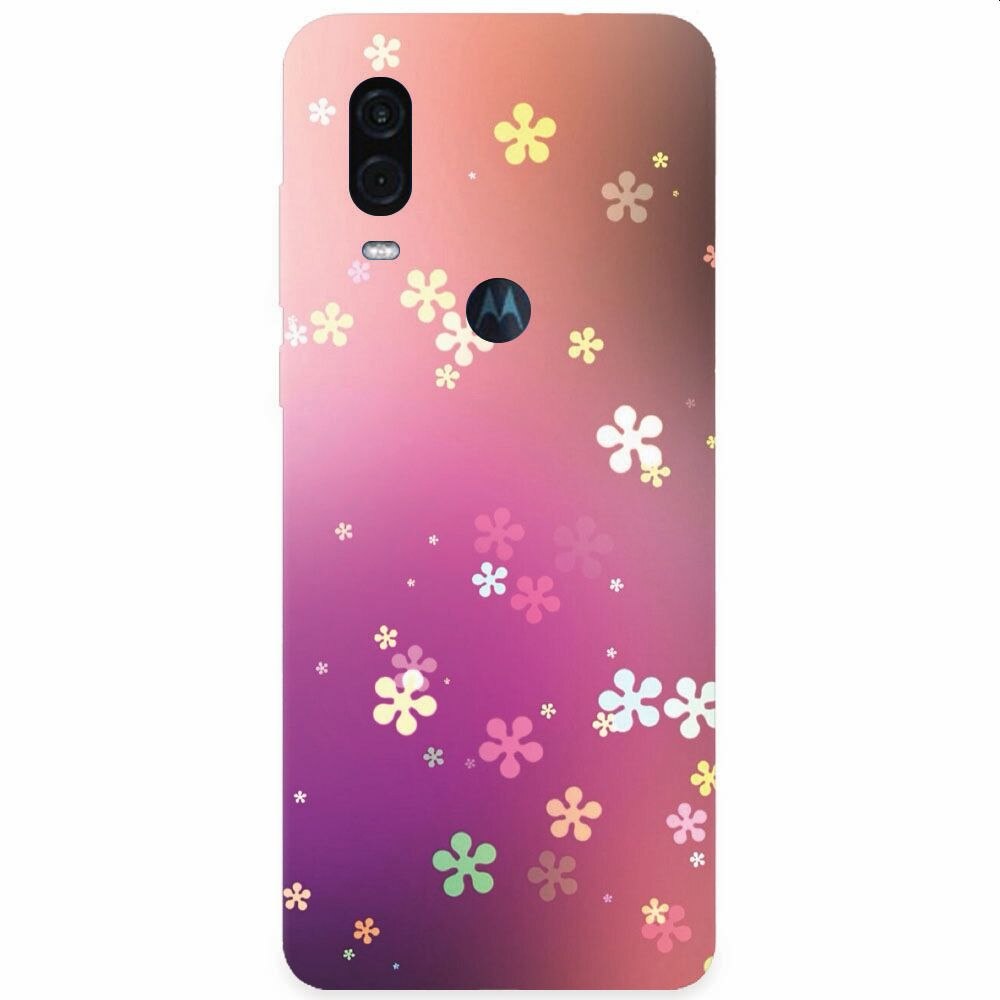 Husa silicon pentru Motorola One Vision, Girlish 002