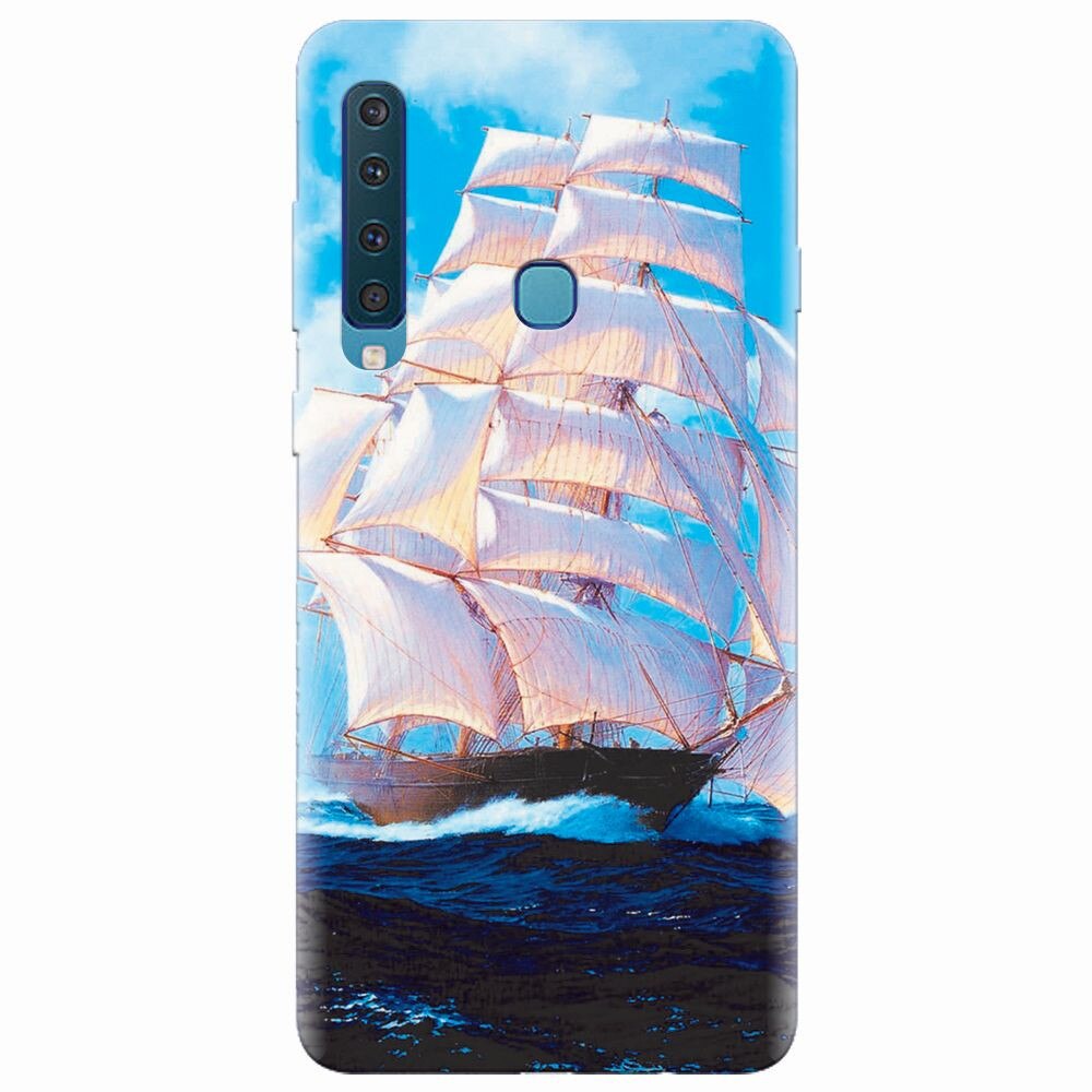Husa silicon pentru Samsung Galaxy A9 2018, Attractive Art Of Ships