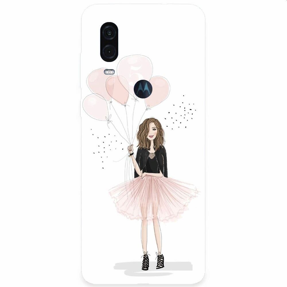 Husa silicon pentru Motorola One Vision, Happy Aniversary
