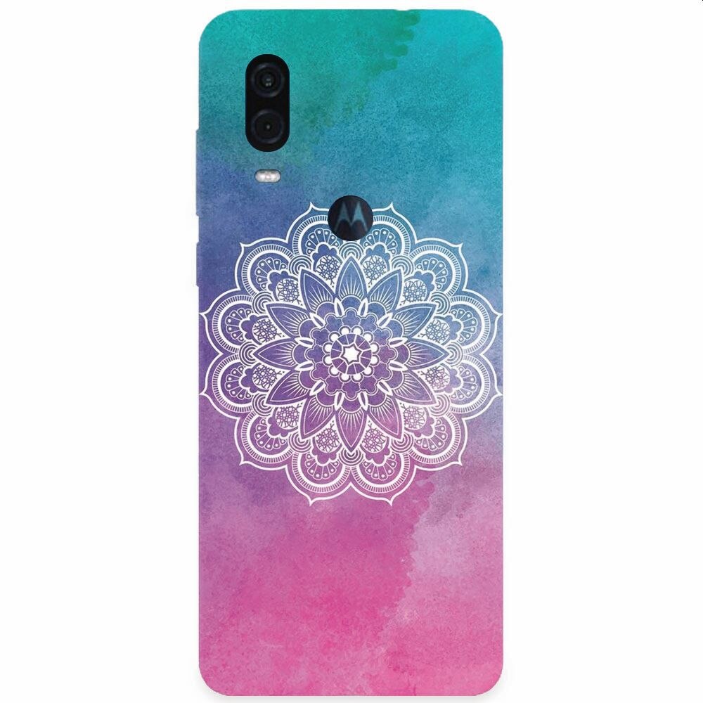 Husa silicon pentru Motorola One Vision, Mandala