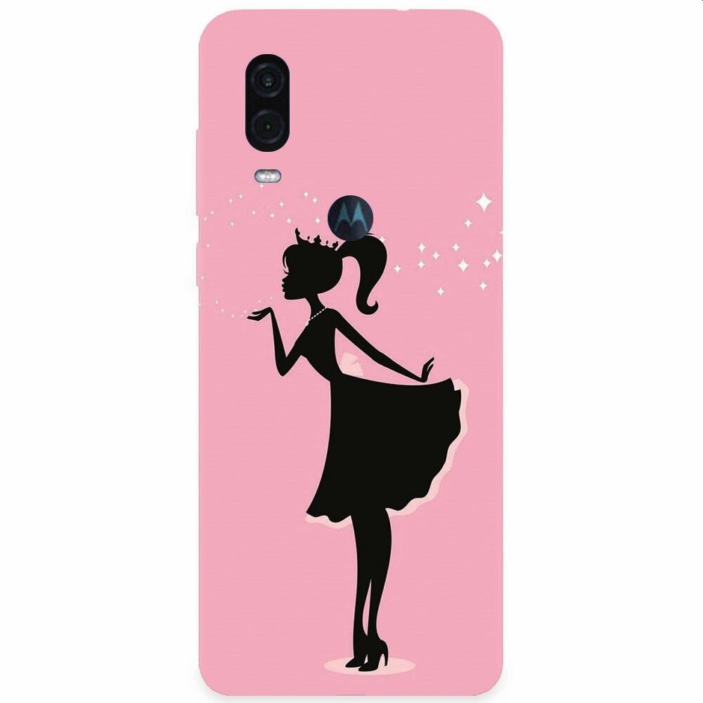 Husa silicon pentru Motorola One Vision, Princess 2