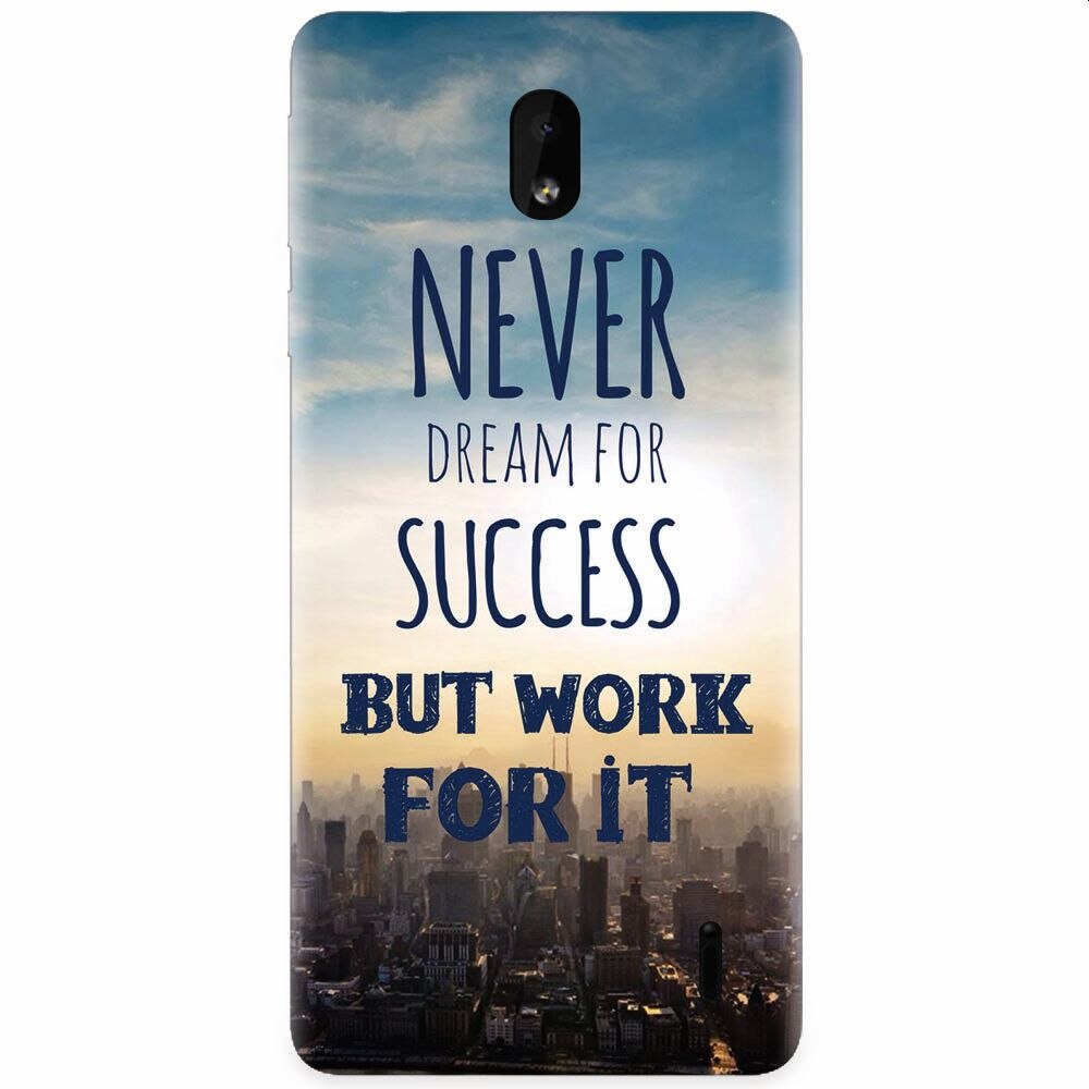 Husa silicon pentru Nokia 1 Plus, Never Dream