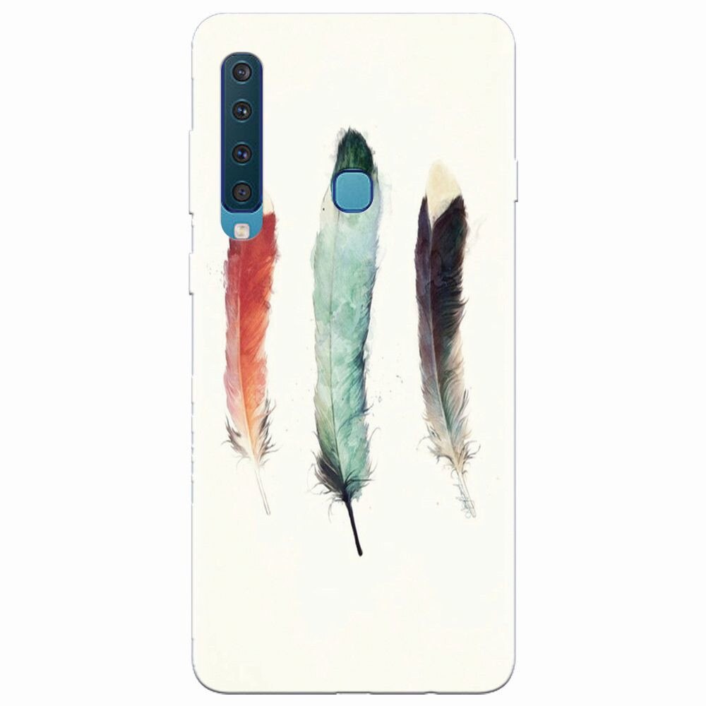 Husa silicon pentru Samsung Galaxy A9 2018, Three Feathers