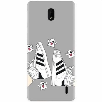 Husa silicon pentru Nokia 1 Plus, Little Phantoms Husa silicon pentru Nokia 1 Plus, Little Phantoms