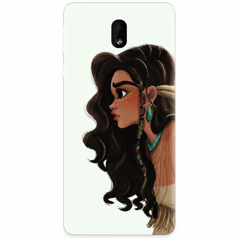 Husa silicon pentru Nokia 1 Plus, Indian Girl