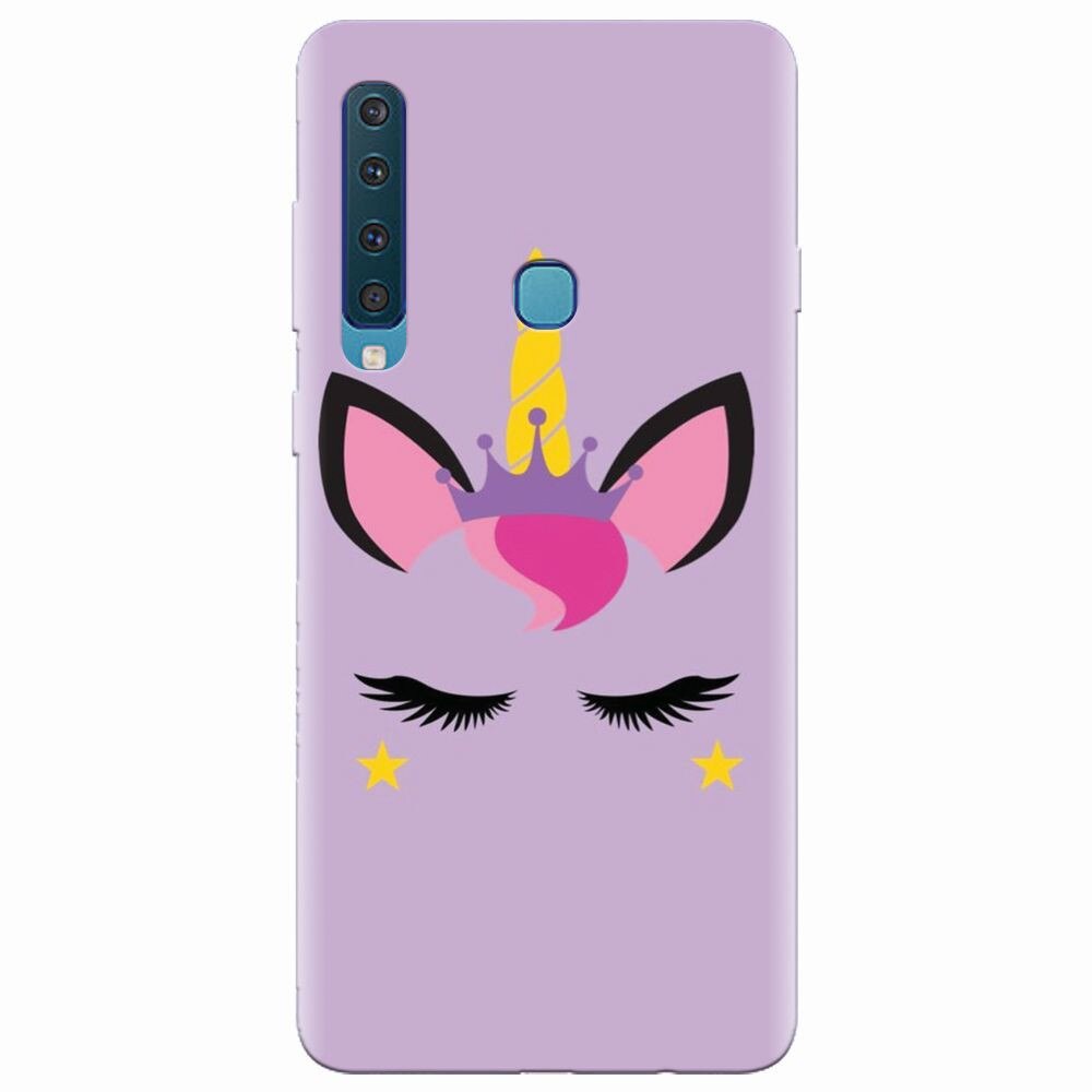 Husa silicon pentru Samsung Galaxy A9 2018, Unicorn Shine