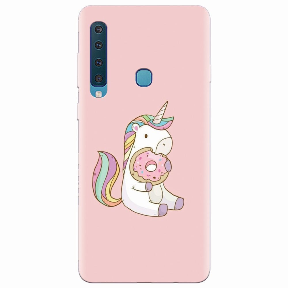 Husa silicon pentru Samsung Galaxy A9 2018, Unicorn Donuts