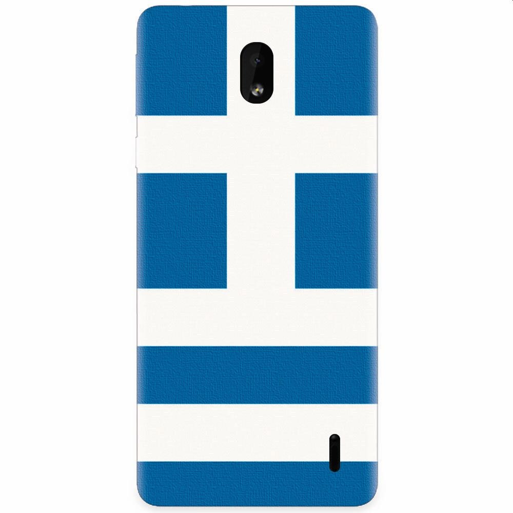 Husa silicon pentru Nokia 1 Plus, Greece Flag