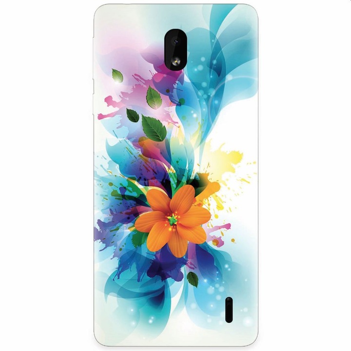 Силиконов кейс за Nokia 1 Plus, Цвете 011