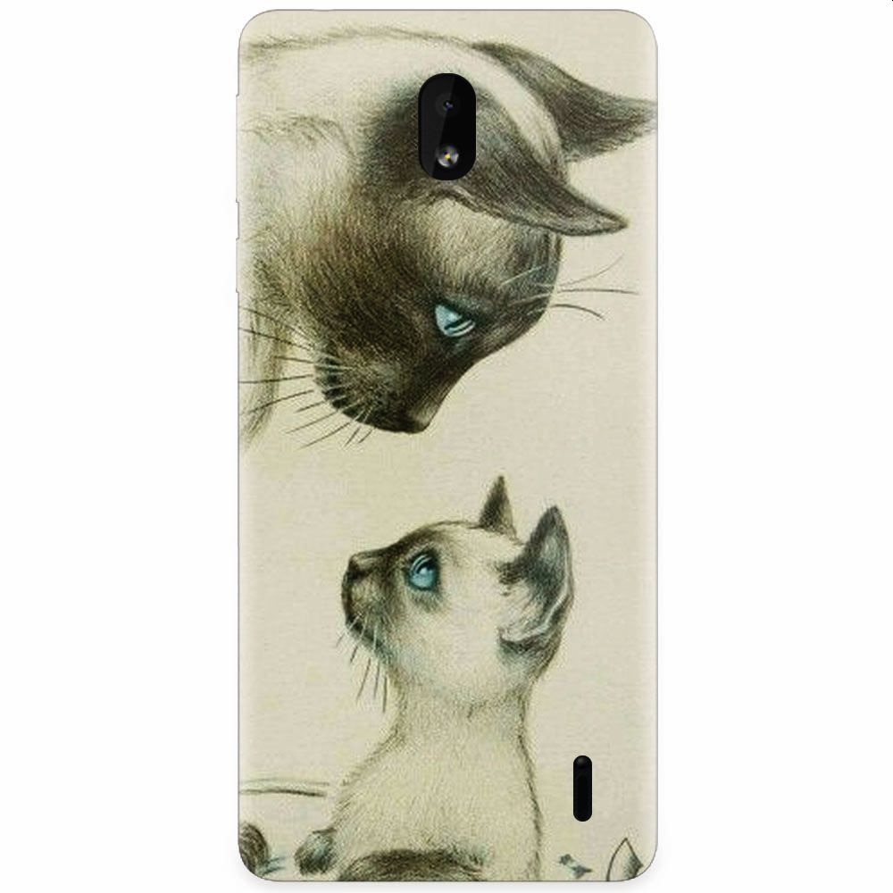 Husa silicon pentru Nokia 1 Plus, Little Cat