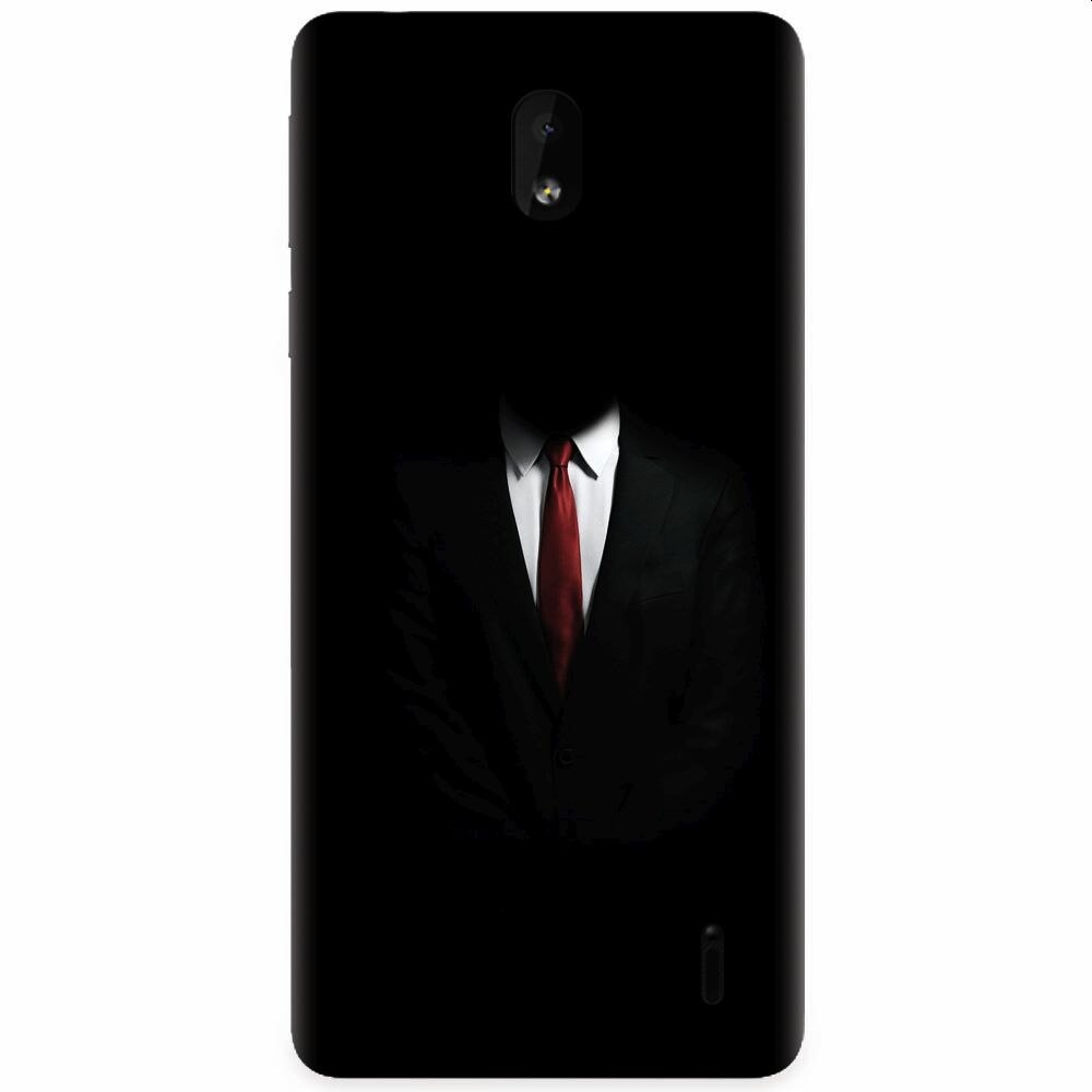 Husa silicon pentru Nokia 1 Plus, Mystery Man In Suit