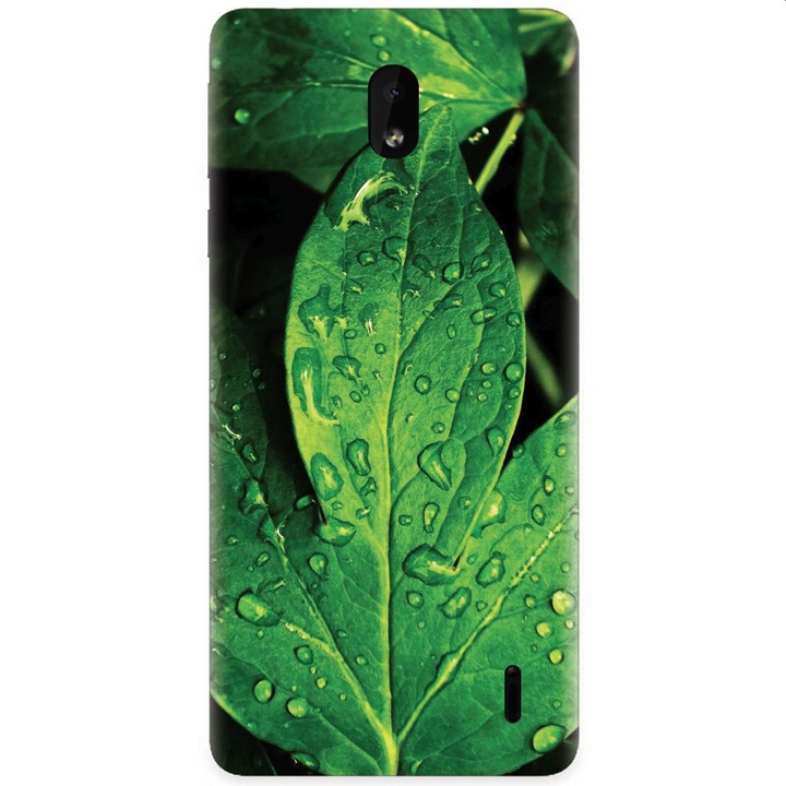 Π‘ΠΈΠ»ΠΈΠΊΠΎΠ½ΠΎΠ² ΠΊΠ΅ΠΉΡ Π·Π° Nokia 1 Plus, Leaves And Dew