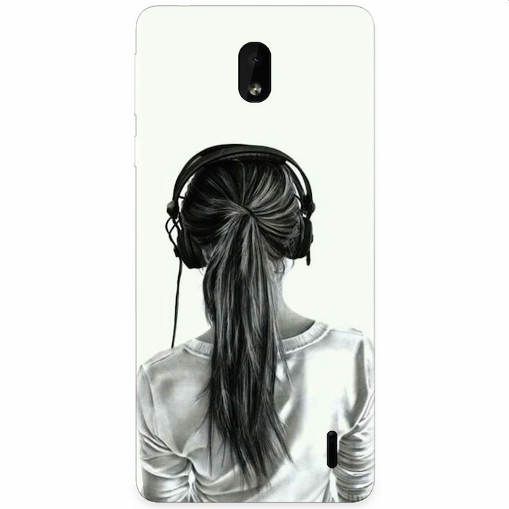 Π‘ΠΈΠ»ΠΈΠΊΠΎΠ½ΠΎΠ² ΠΊΠ΅ΠΉΡ Π·Π° Nokia 1 Plus, Girl With Headphone