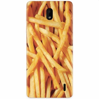 Husa silicon pentru Nokia 1 Plus, Fries Husa silicon pentru Nokia 1 Plus, Fries