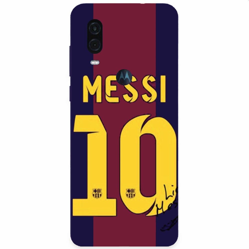 Husa silicon pentru Motorola One Vision, Messi 0