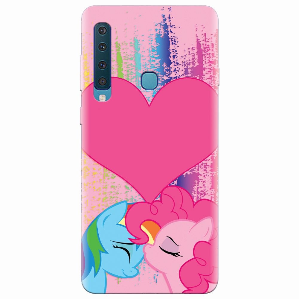 Husa silicon pentru Samsung Galaxy A9 2018, Pinkie Kiss