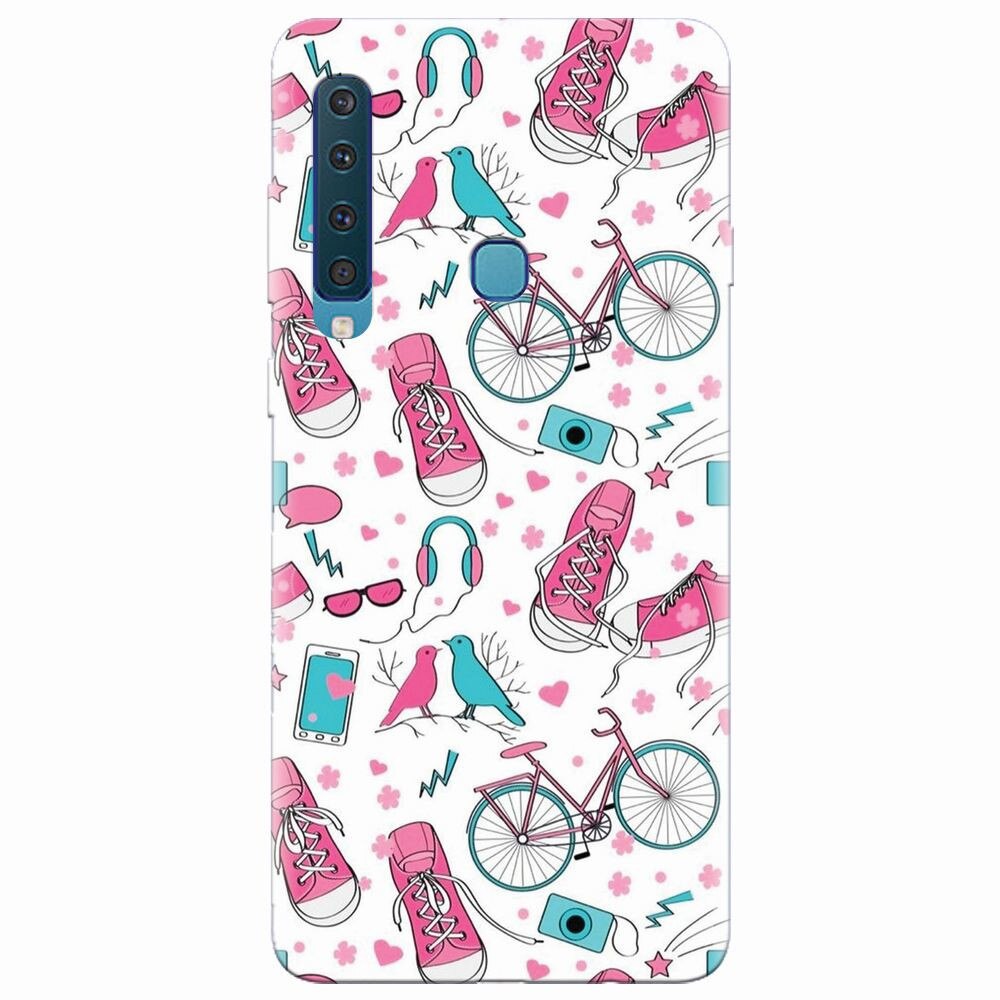 Husa silicon pentru Samsung Galaxy A9 2018, Travel