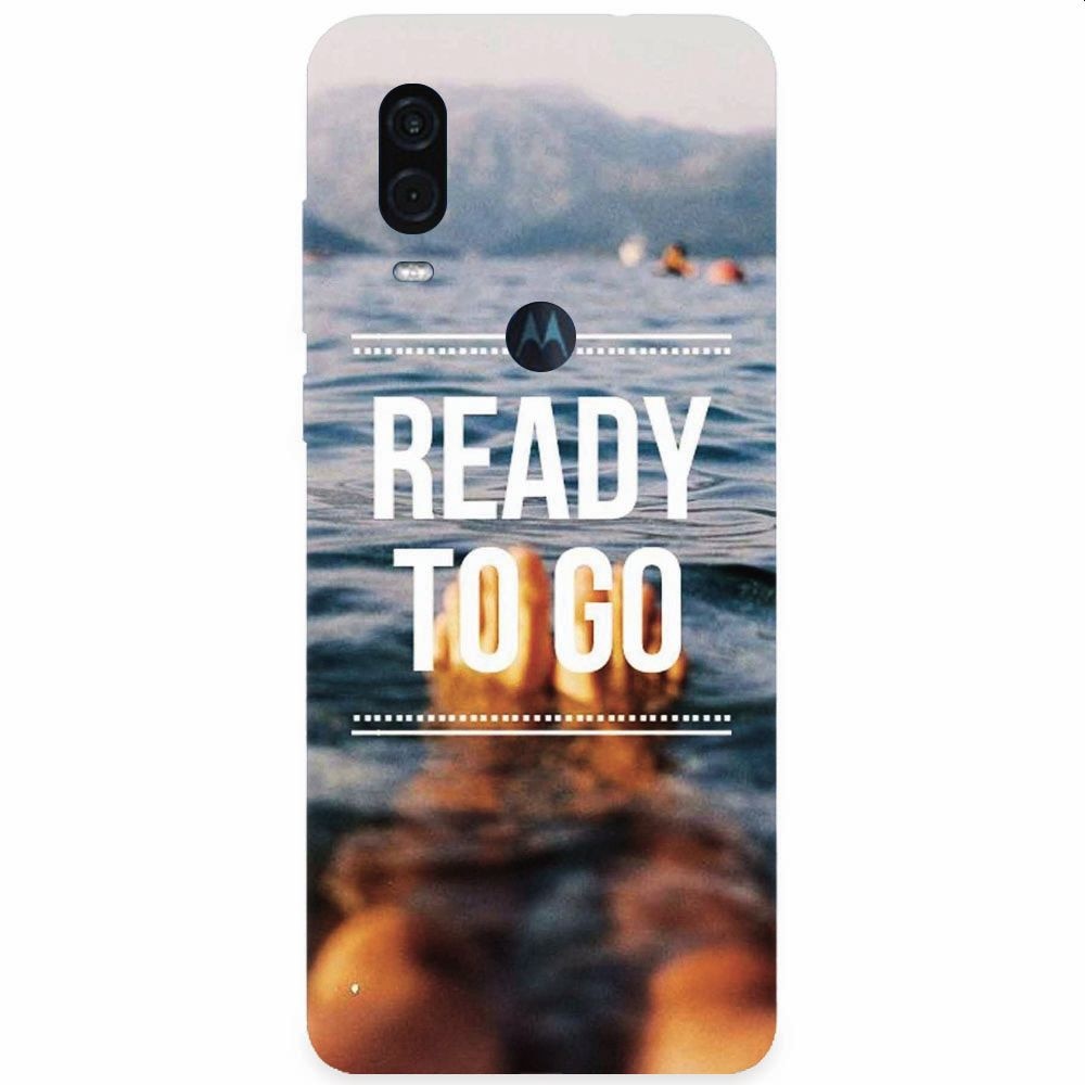 Husa silicon pentru Motorola One Vision, Ready To Go Swimming