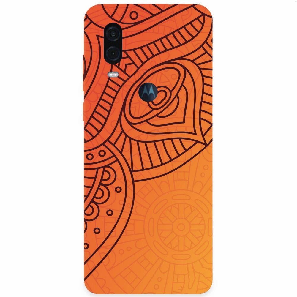 Husa silicon pentru Motorola One Vision, Indian Design