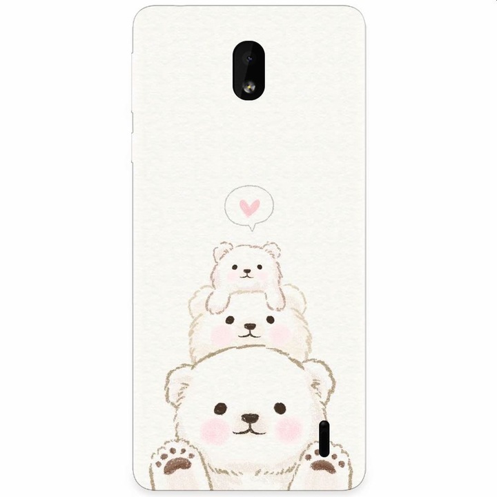 Силиконов кейс за Nokia 1 Plus, Family Bear