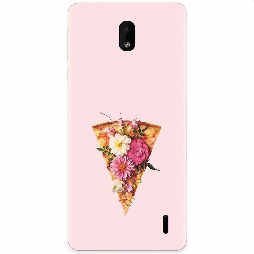 Husa silicon pentru Nokia 1 Plus, Flower Pizza