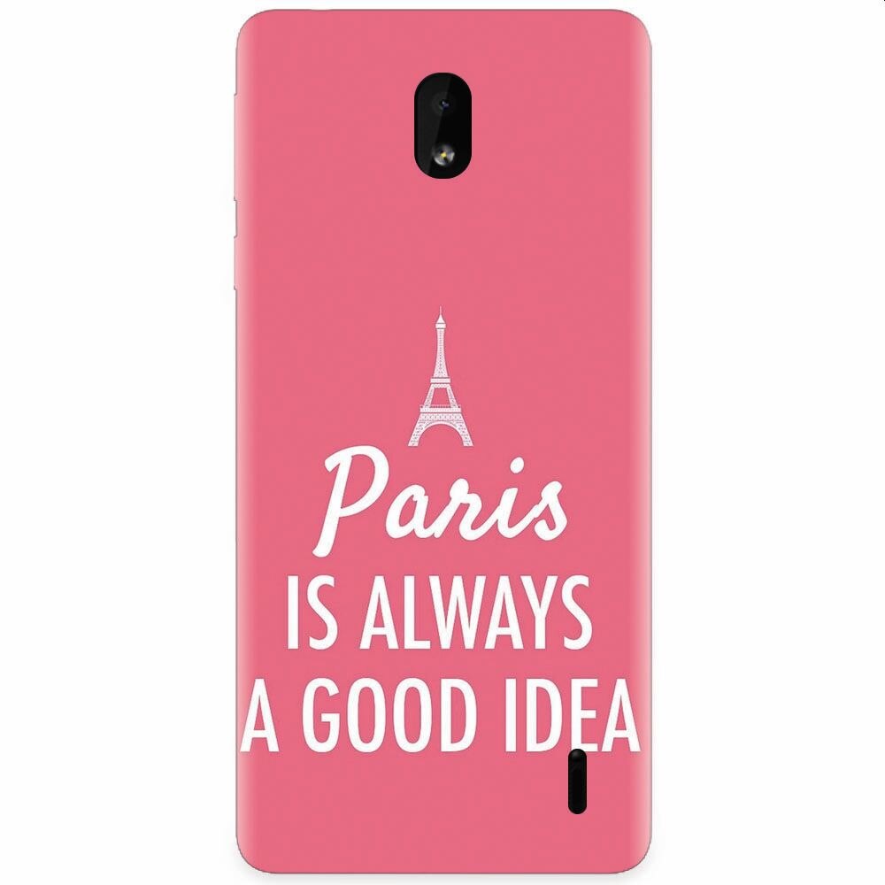 Husa silicon pentru Nokia 1 Plus, Paris Is Always A Good Idea