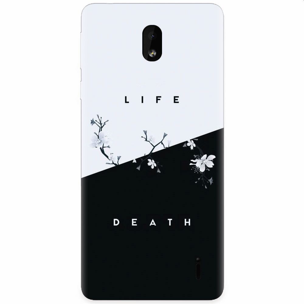 Husa silicon pentru Nokia 1 Plus, Life Vs Death