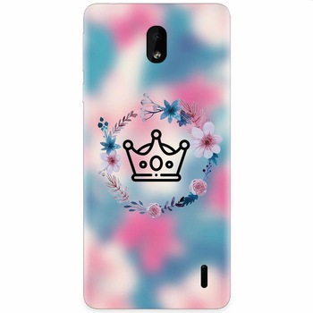 Husa silicon pentru Nokia 1 Plus, Qeen Husa silicon pentru Nokia 1 Plus, Qeen