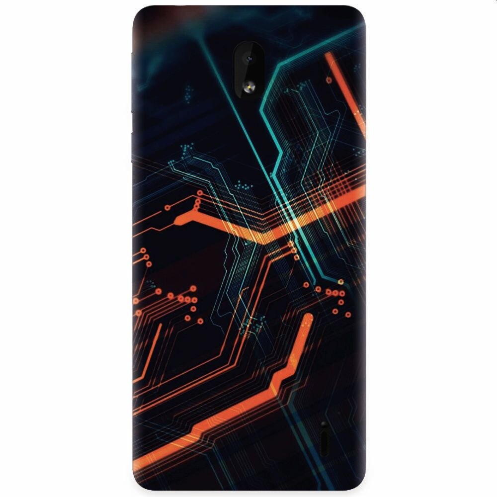 Husa silicon pentru Nokia 1 Plus, Circuits