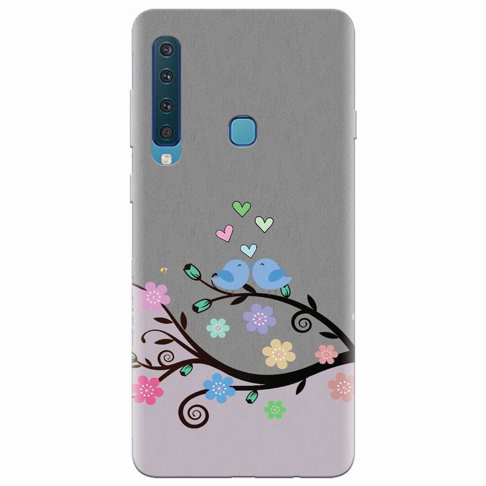 Husa silicon pentru Samsung Galaxy A9 2018, Bird Love